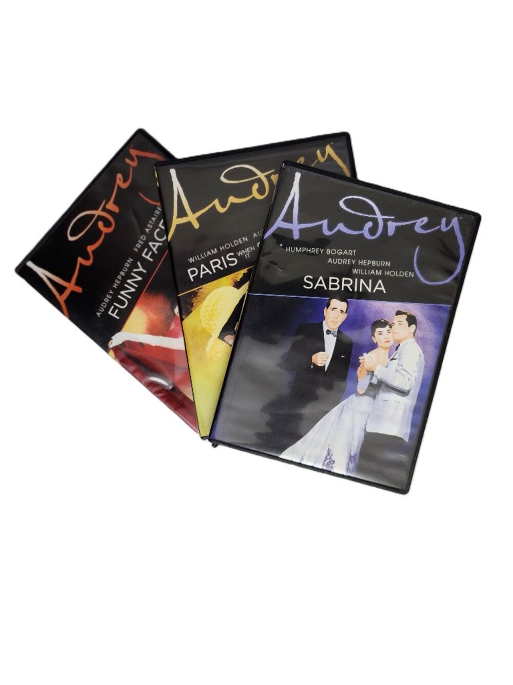 Audrey Hepburn 3 DVD Bundle: Funny Face, Paris When It Sizzles & Sabina